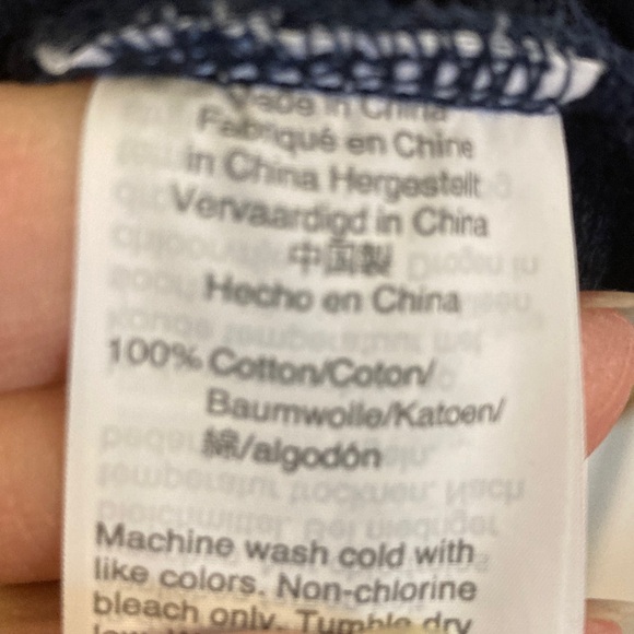 J. Crew Navy Italian Pasta Crewneck - Picture 3 of 6